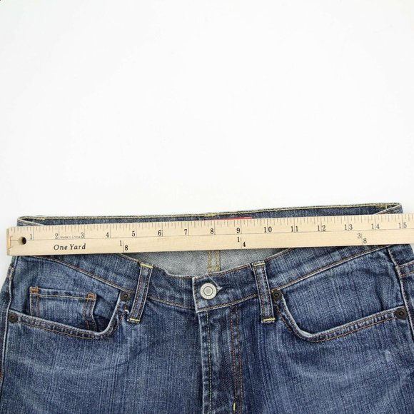 X2 Denim Laboratory Womens Boot Leg Jeans Light Wash Low Rise Size 6 Long - Picture 4 of 10